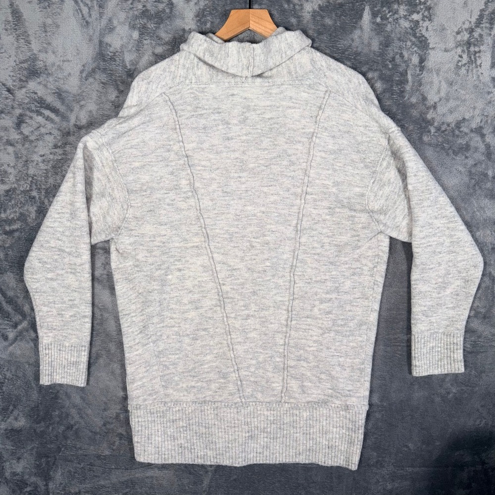 Free People Womens Shawl Collar Cardigan Sweater Size XS Gray Button Front - Picture 3 of 6